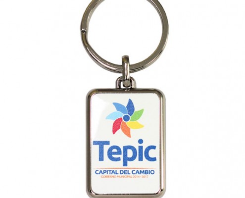 The front side of promotional keyring (small size)