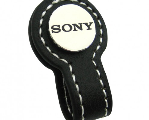 Earphone Wrap Winder with PU Leather-Promotional Products Supplier