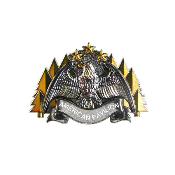American Style Custom Metal Pin Badge