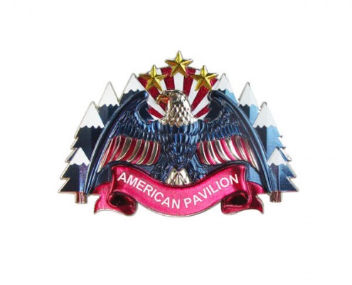 American Style Custom Metal Pin Badge