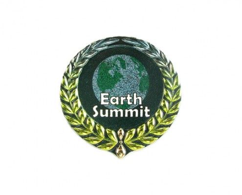 Personal Laurel Wreath Commemorative Pin Badge
