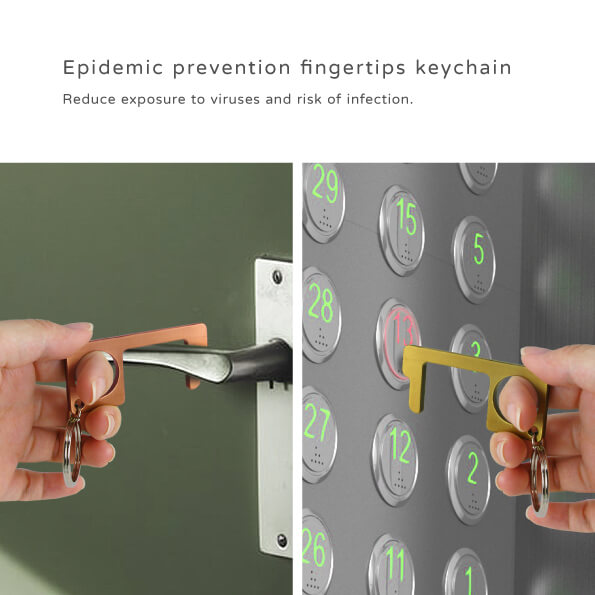 Portable Touchless Door Opener Keychain
