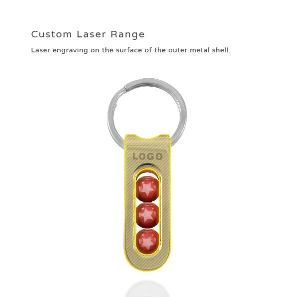 Bamboo Nickel Metal Key Ring Holder Iron Promotional Metal Keychains Laser  Engraving