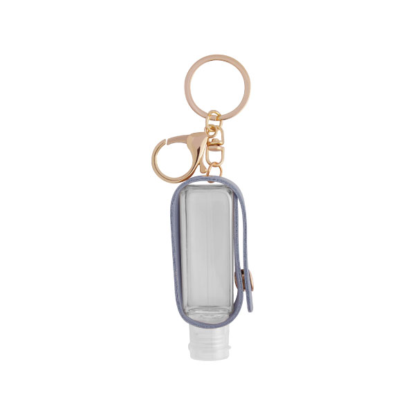 The right side of Portable Squeeze Bottle With Leather Keychain can see the main body of the bottle