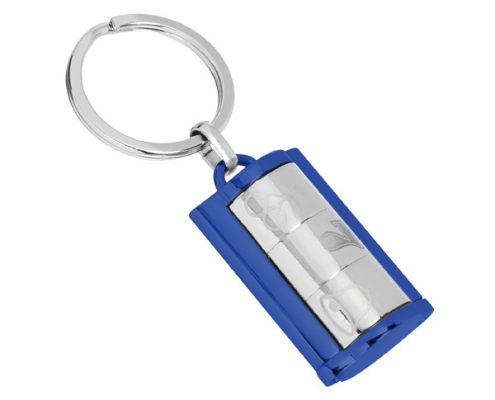 The panels on slot machine customized keychain can be rotated