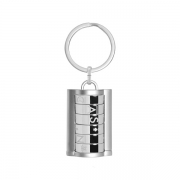You can customize logo on Colorful Advertisement Keychain Corporate Gift