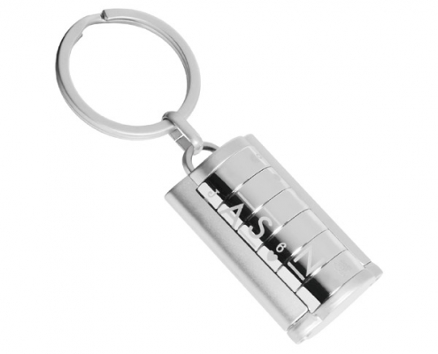Colorful Advertisement Keychain Corporate Gift is made of high quality zinc alloy