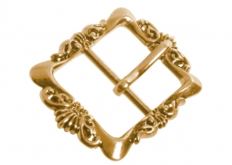 The plated color of Decorative Relief Vintage Belt Buckle is beautiful.