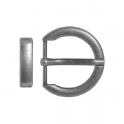 The front side of O Shaped Double Ring Design Belt Buckle