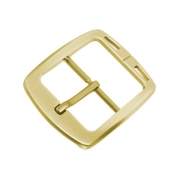 Simple Fashion Metal Belt Buckle is matt gold plated