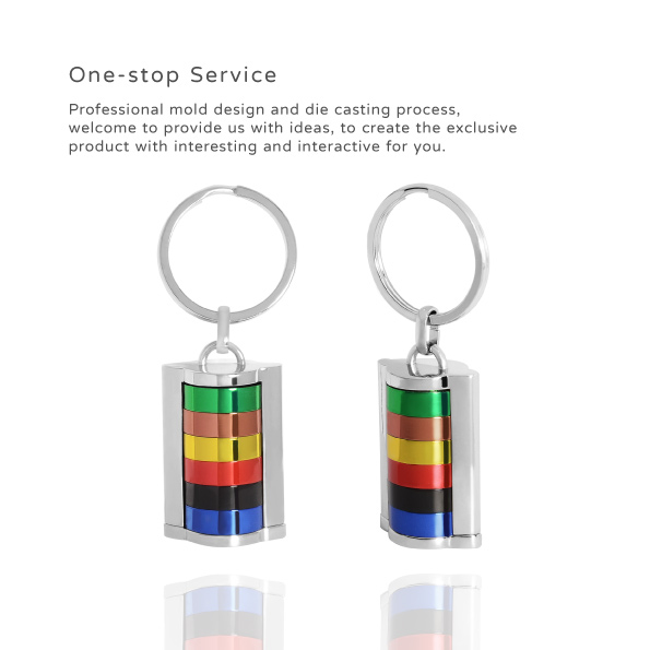 We provide one-stop service on Colorful Advertisement Keychain