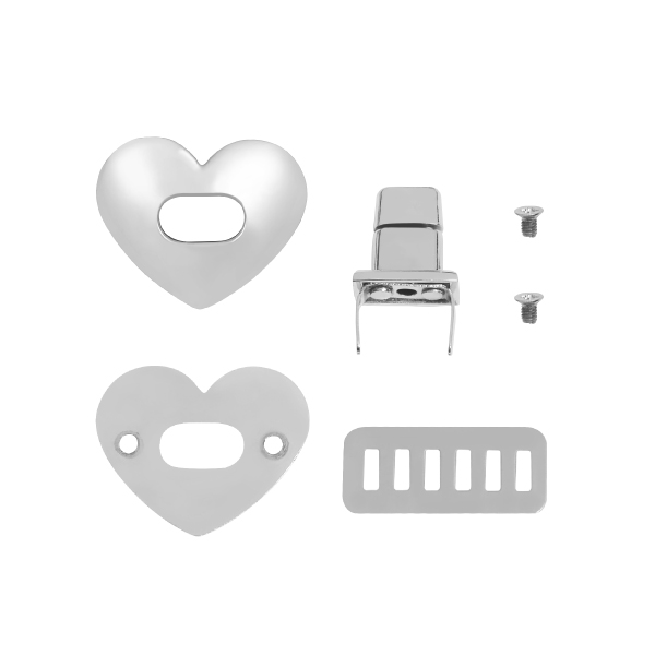 The small accessories of Heart Metal Clasp Accessory