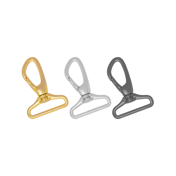 Strap Metal Hook Buckle can be plated with different colors.