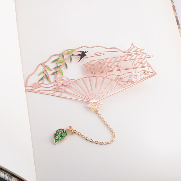 High Quality Creative Soft Enamel Bookmark  is painted with soft enamel in different colors.