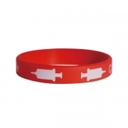 Personalized Sports Rubber Bracelet with customized logo