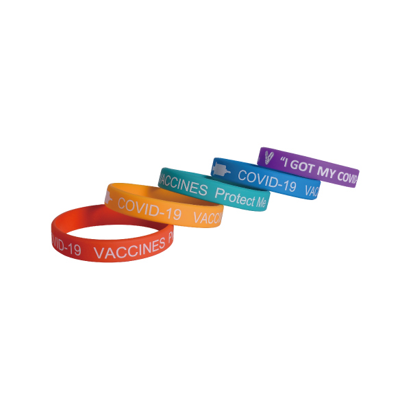 Rubber bracelets can provide identification at large events or exhibitions.