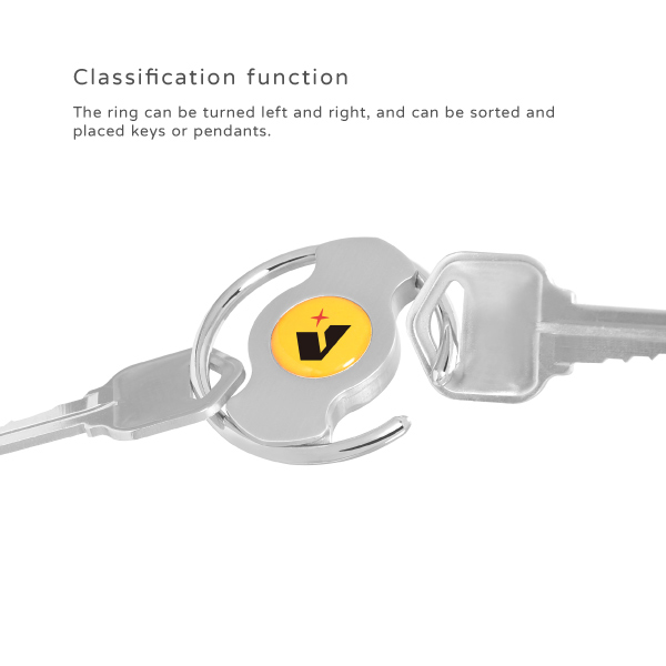 Custom Steering Wheel Keyring With Smooth Center- Classification function
