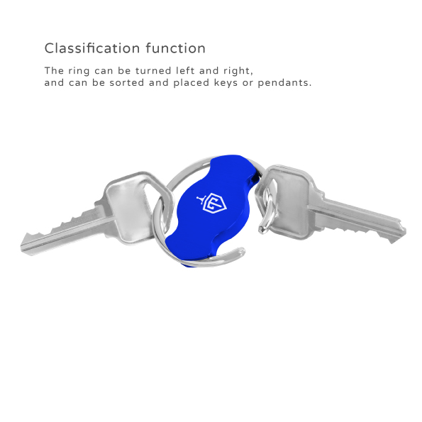 Steering Wheel Laser Engraving Logo Keychain- Classification function