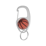 The front side of Custom Carabiner Hook Keychain