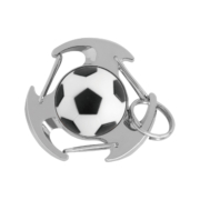 Metal Fidget Spinner Keychain contains a PVC soccer ball.