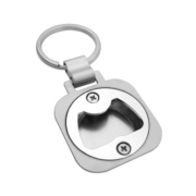 With the Square Bottle Opener Keychain, opening a bottle is simple.