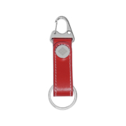 Carabiner shaped appearance of Manly Style Leather Keyring