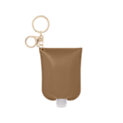 Personalized with your logo and pattern on the leather keychain.