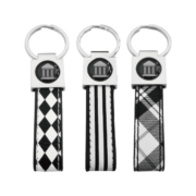 Personalize your Promotional Leather Keyring with Custom Logo with your own design.
