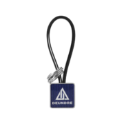 Customize Square Custom Keychain with PVC Rope with your logo and pattern.