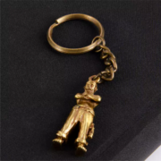 Metalic Texture Of Personalized Figure Keychain